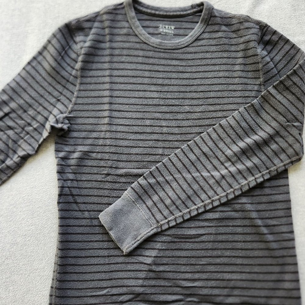 J.Crew Striped Cotton Crewneck Sweater Size XS